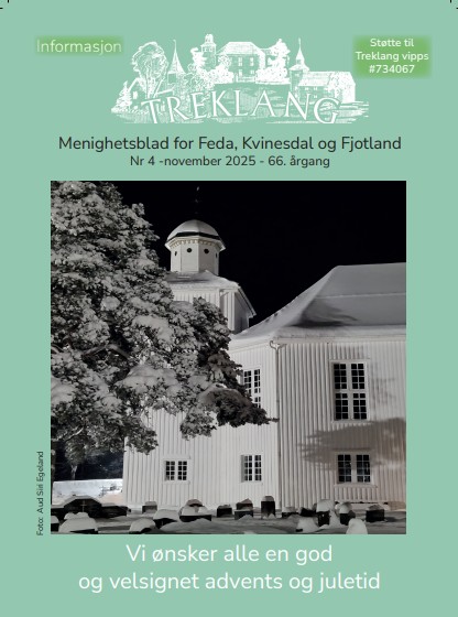 Forside menighetsbladet Trelang